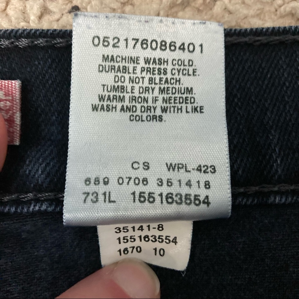Levi’s 515 BootCut Jeans - dark washed - Sz 12L - Picture 4 of 7